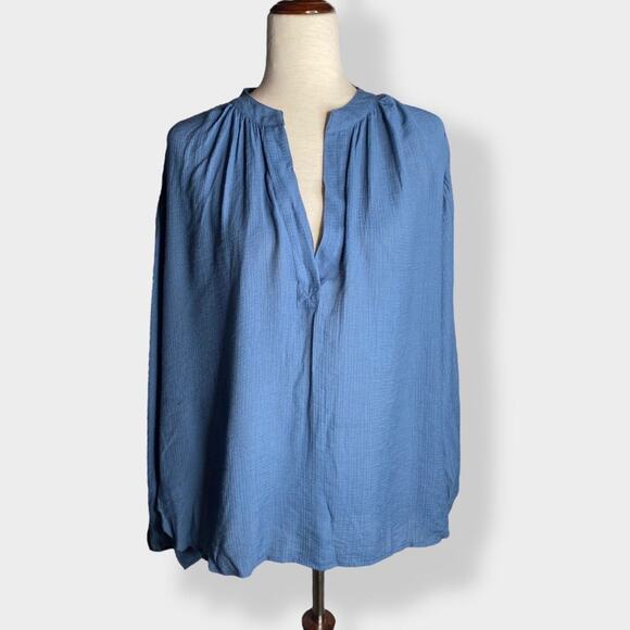 Brochu‎ Walker Jaxon Shirred Popover Oceanic Blue - Picture 3 of 7